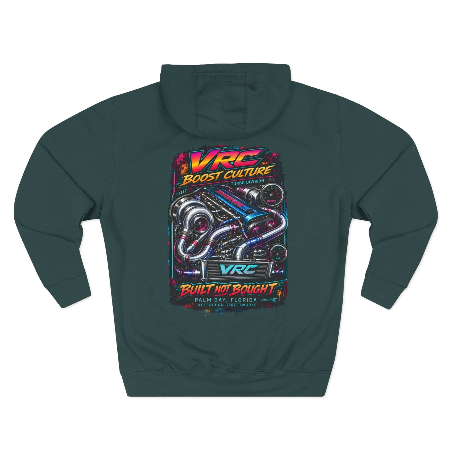 VRC Boost Culture Hoodie – Built Not Bought Turbo Racing Hoodie