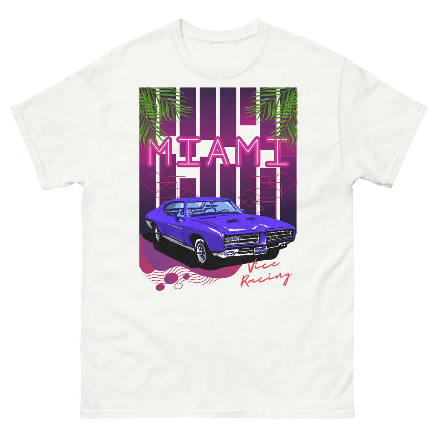 Muscle car Miami classic retro shirt