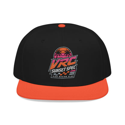 VRC Sunset Spec Snapback Hat – Vice Racing Club Embroidered Street Racing Cap