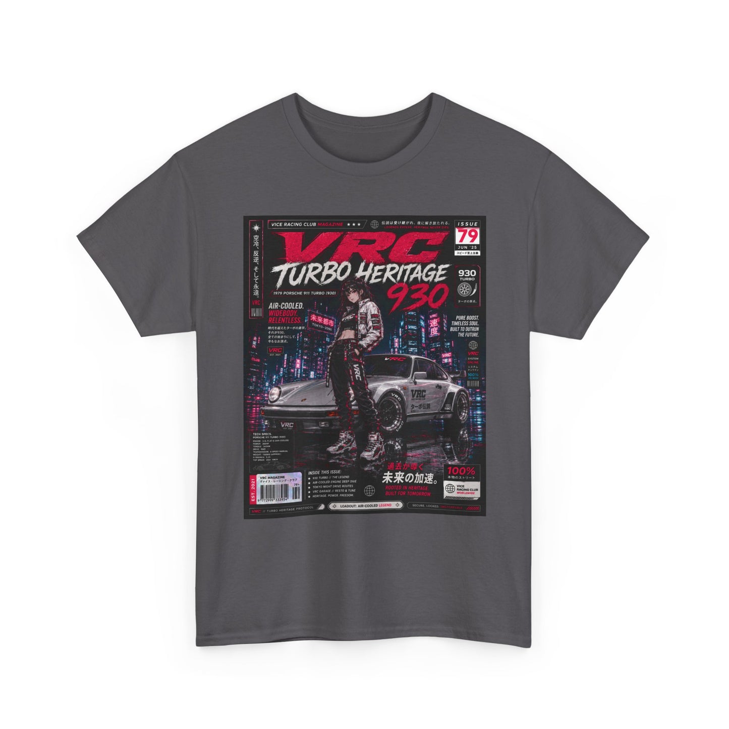 VRC Turbo Heritage 930 Racing Graphic Tee – Porsche-Inspired Streetwear Shirt