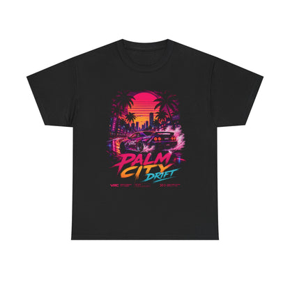 VRC Palm City Drift Neon Racing Graphic Tee