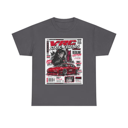 Car Culture Tee - "Static Legends" Redline Edition Graphic T-Shirt
