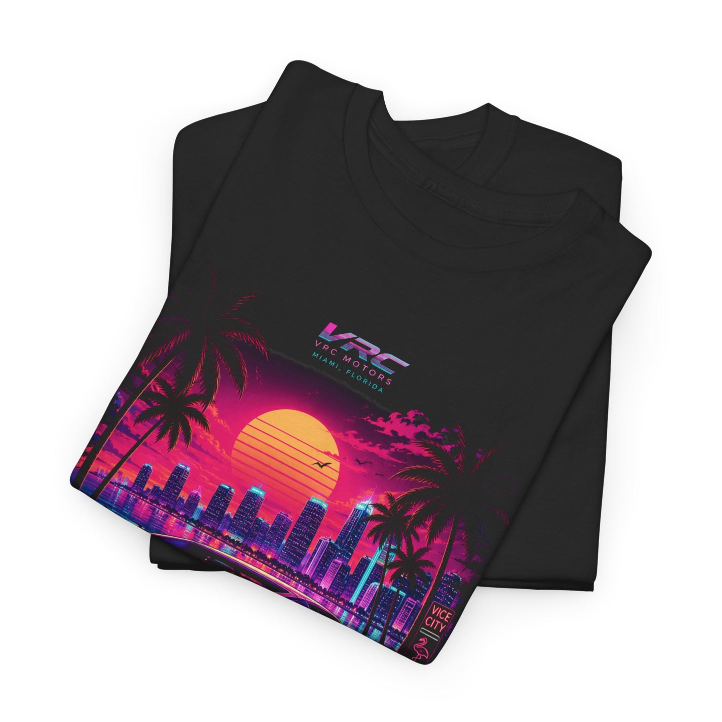 VRC Sunset Run Neon Racing Graphic Tee