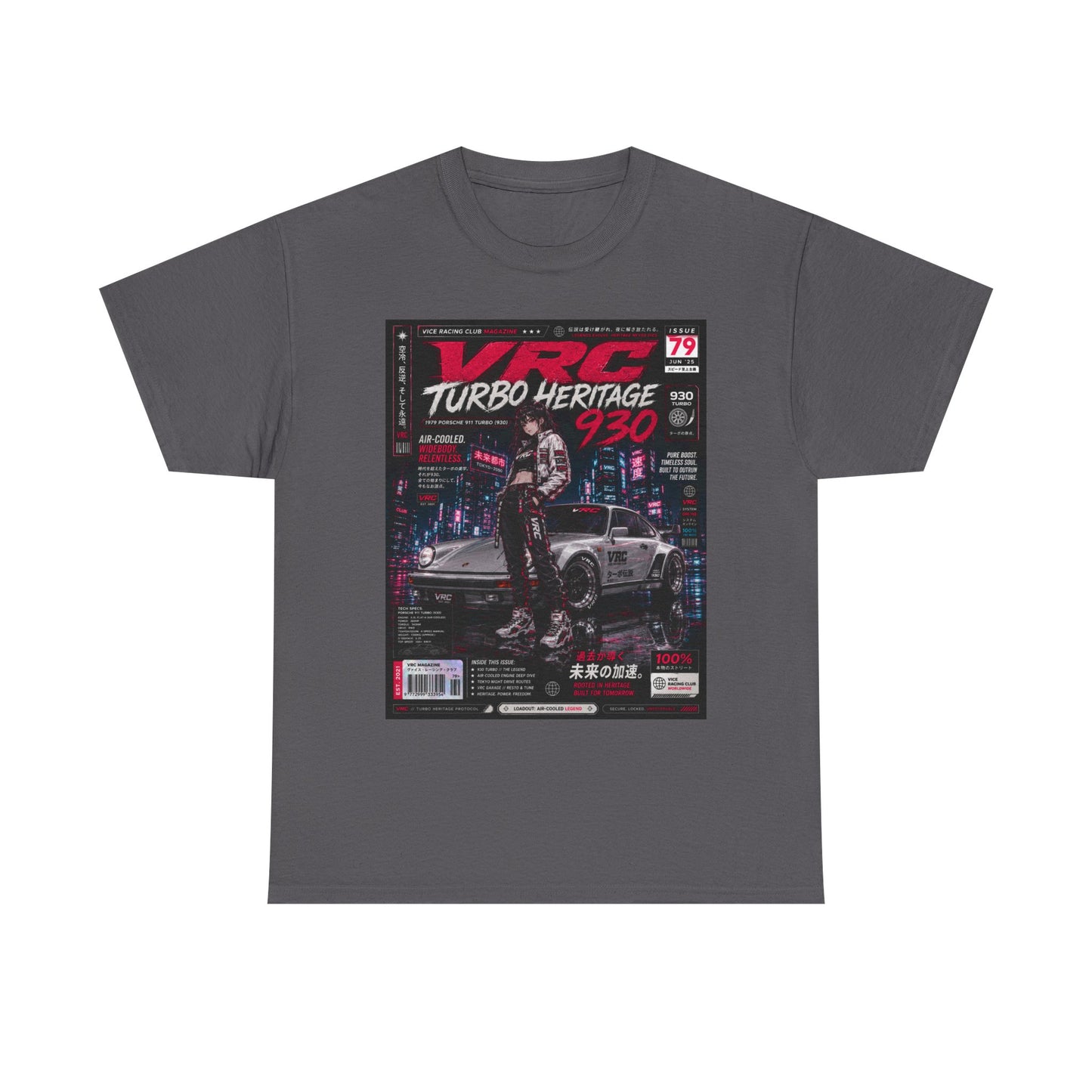 VRC Turbo Heritage 930 Racing Graphic Tee – Porsche-Inspired Streetwear Shirt