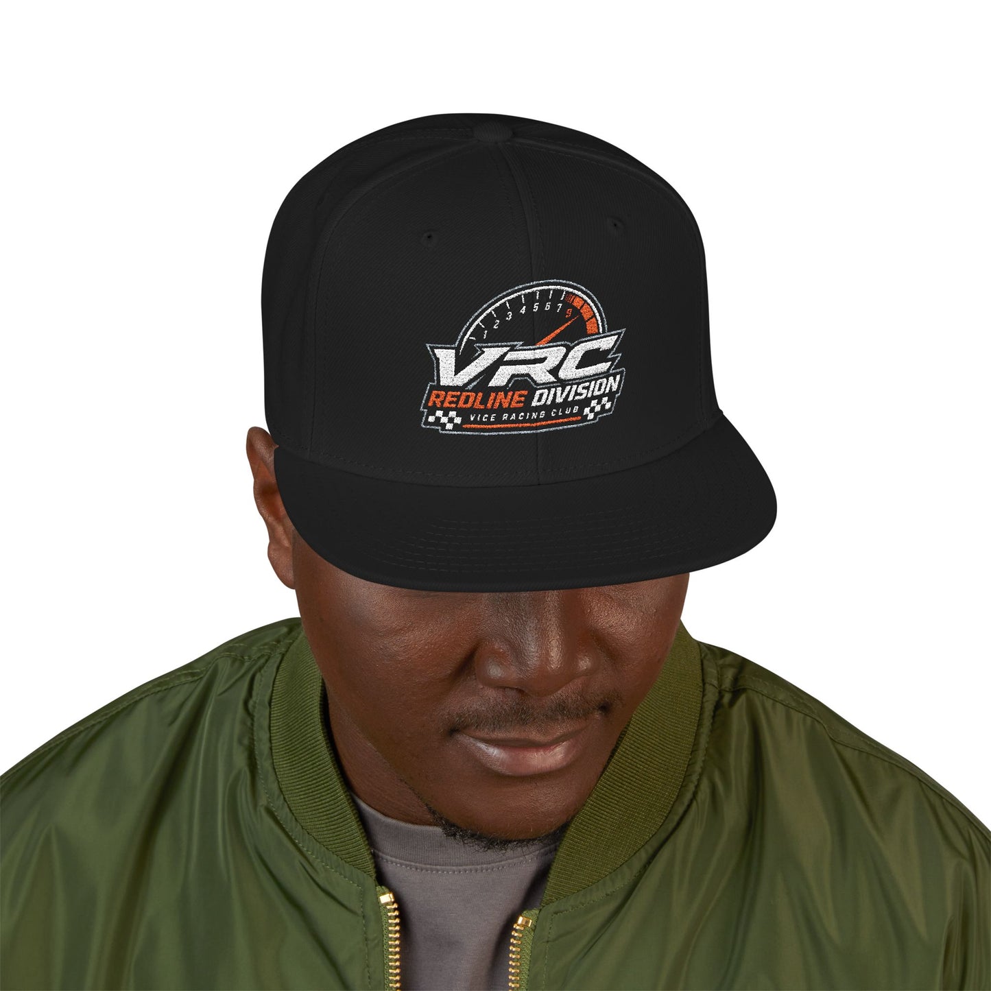 VRC Redline Division Snapback Hat – Vice Racing Club Embroidered Motorsport Cap