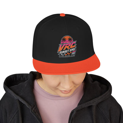 VRC Sunset Spec Snapback Hat – Vice Racing Club Embroidered Street Racing Cap