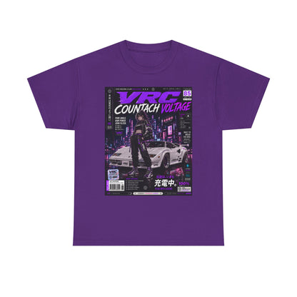 VRC Countach Voltage Racing Graphic Tee – Neon Street Legends Shirt