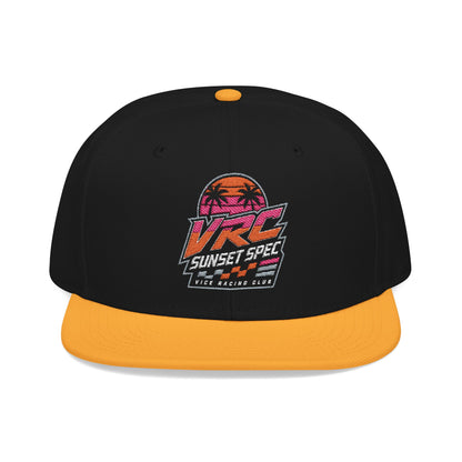 VRC Sunset Spec Snapback Hat – Vice Racing Club Embroidered Street Racing Cap