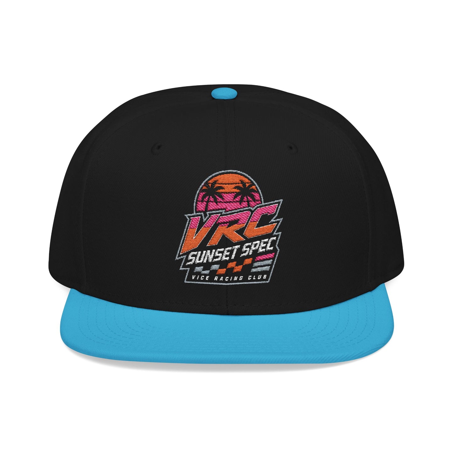 VRC Sunset Spec Snapback Hat – Vice Racing Club Embroidered Street Racing Cap