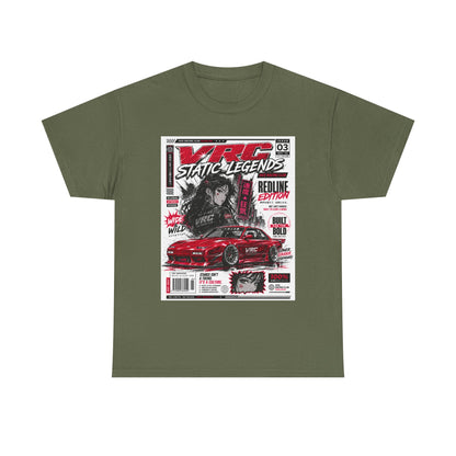 Car Culture Tee - "Static Legends" Redline Edition Graphic T-Shirt