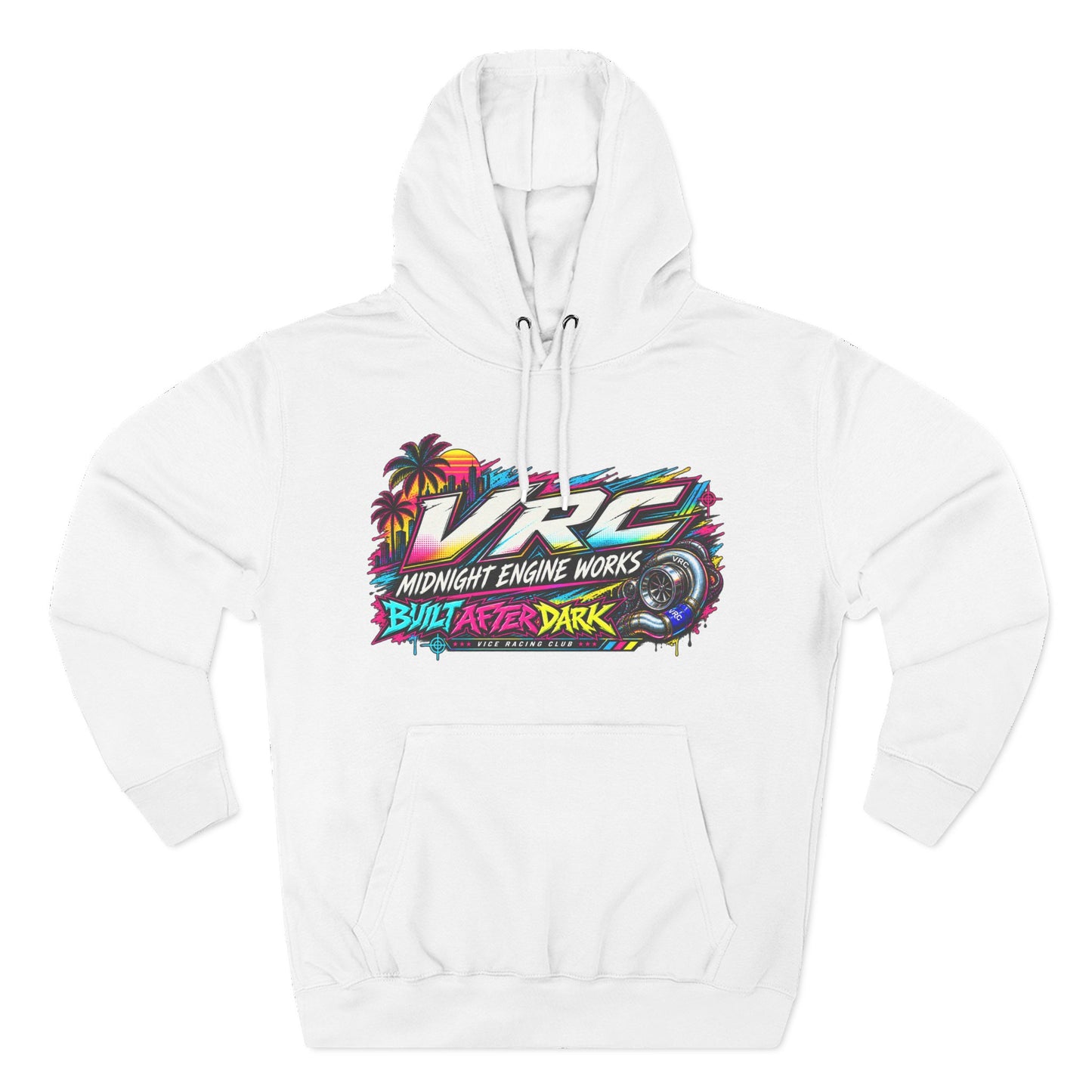 VRC Midnight Engine Works Hoodie – Built After Dark Turbo Racing Hoodie