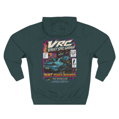 VRC Boost Culture Hoodie – Neon Turbo Street Racing Graphic Hoodie