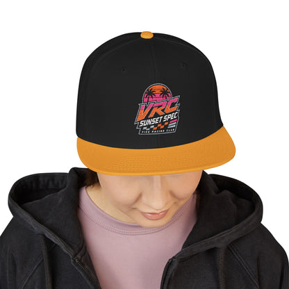 VRC Sunset Spec Snapback Hat – Vice Racing Club Embroidered Street Racing Cap