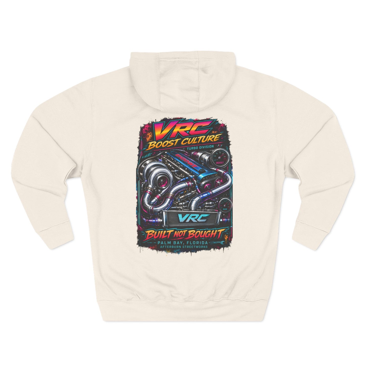 VRC Boost Culture Hoodie – Built Not Bought Turbo Racing Hoodie