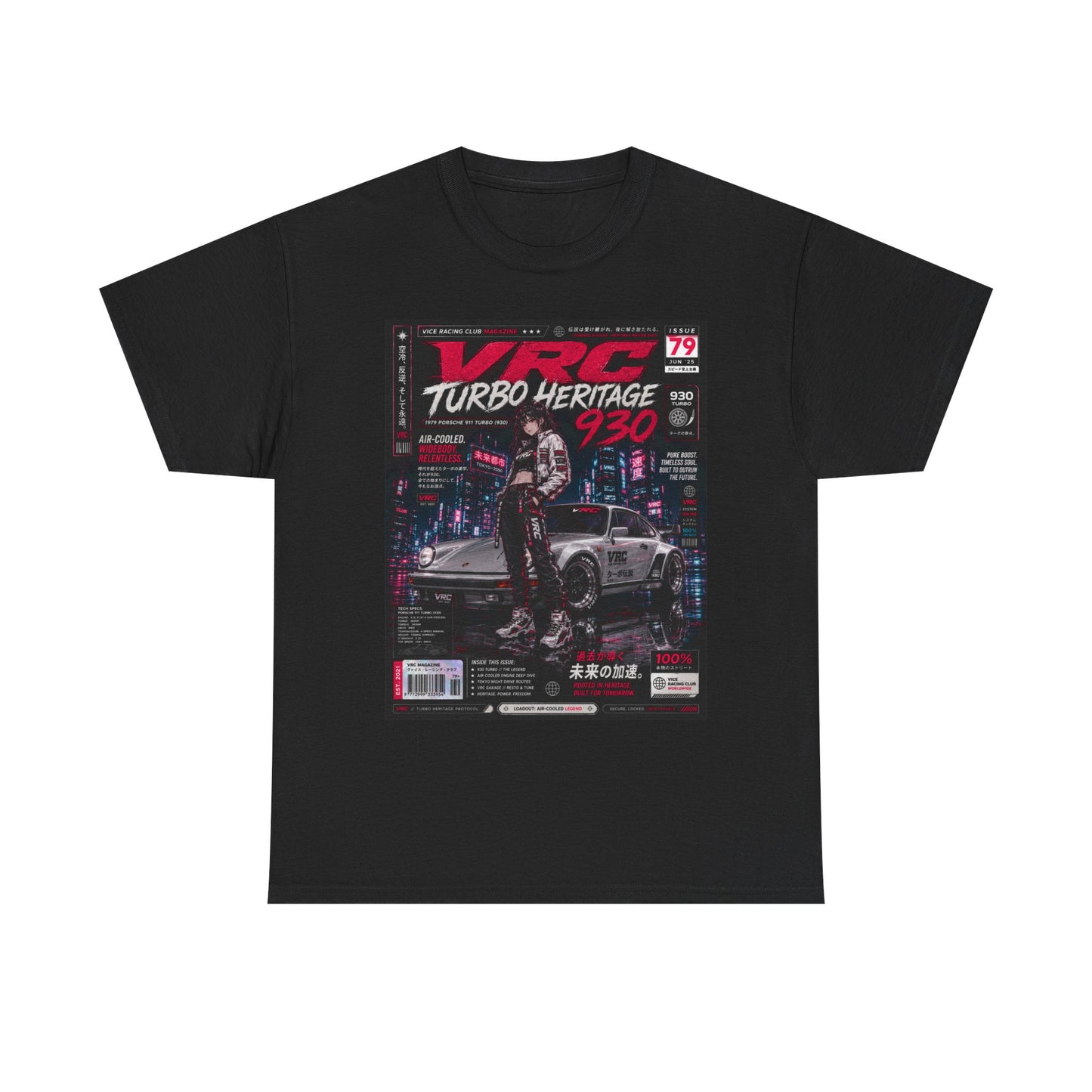 VRC Turbo Heritage 930 Racing Graphic Tee – Porsche-Inspired Streetwear Shirt