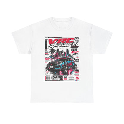 VRC Night Runners Miami After Dark Graphic Tee – Street Built Racing Shirt