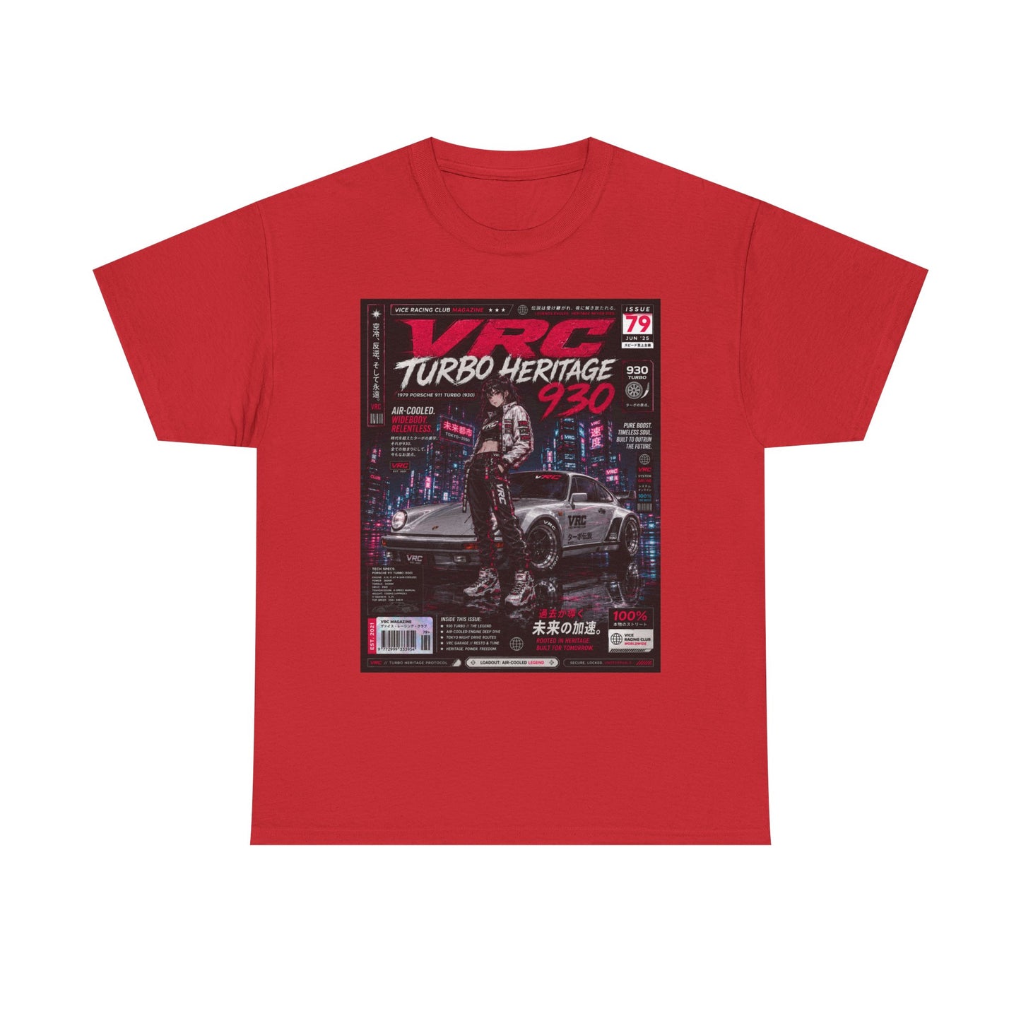 VRC Turbo Heritage 930 Racing Graphic Tee – Porsche-Inspired Streetwear Shirt