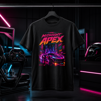 Midnight Apex Neon Racing T-Shirt