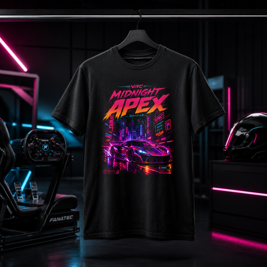 Midnight Apex Neon Racing T-Shirt