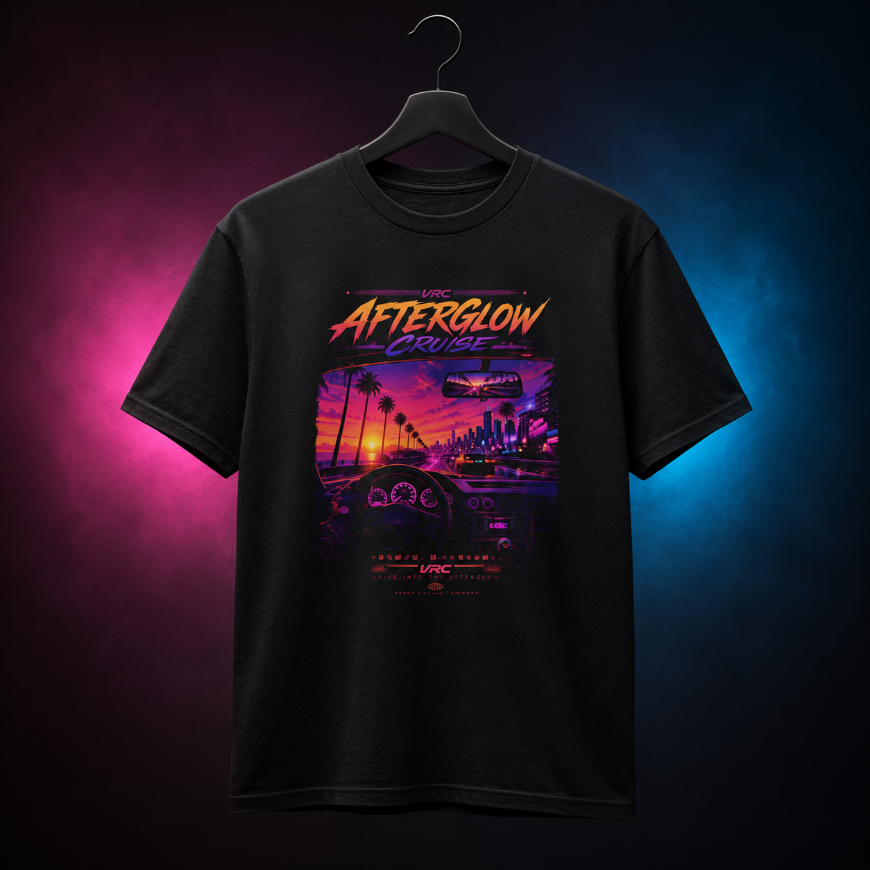 VRC Afterglow Cruise Neon Racing Graphic Tee