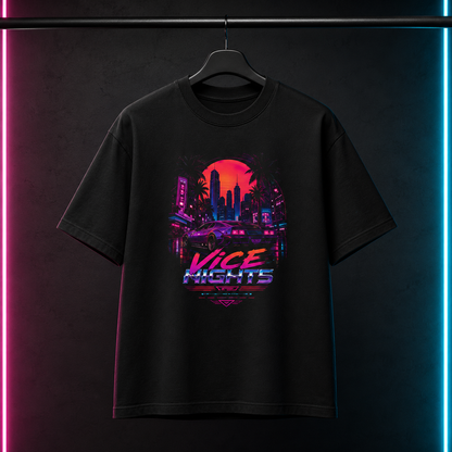 VRC Vice Nights Neon Racing Graphic Tee