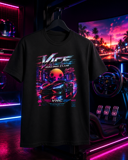 VRC Built for Speed Neon Racing Graphic Tee