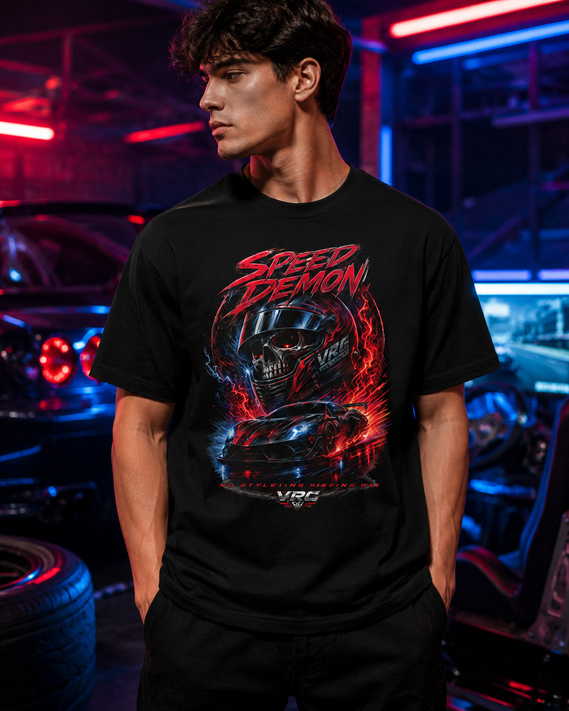 VRC Speed Demon Racing Graphic Tee