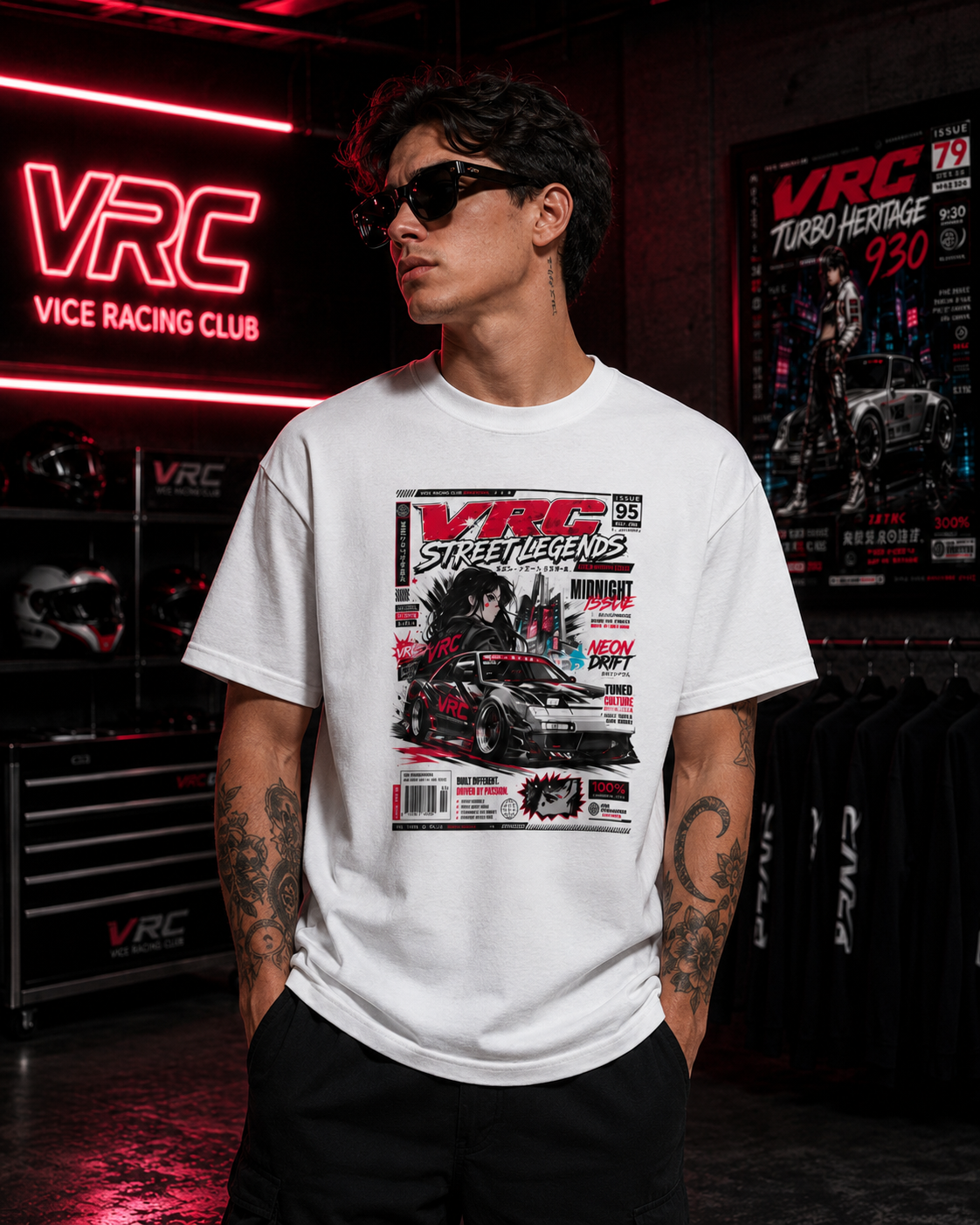 VRC Street Legends Tee – Midnight Drift Edition  Description