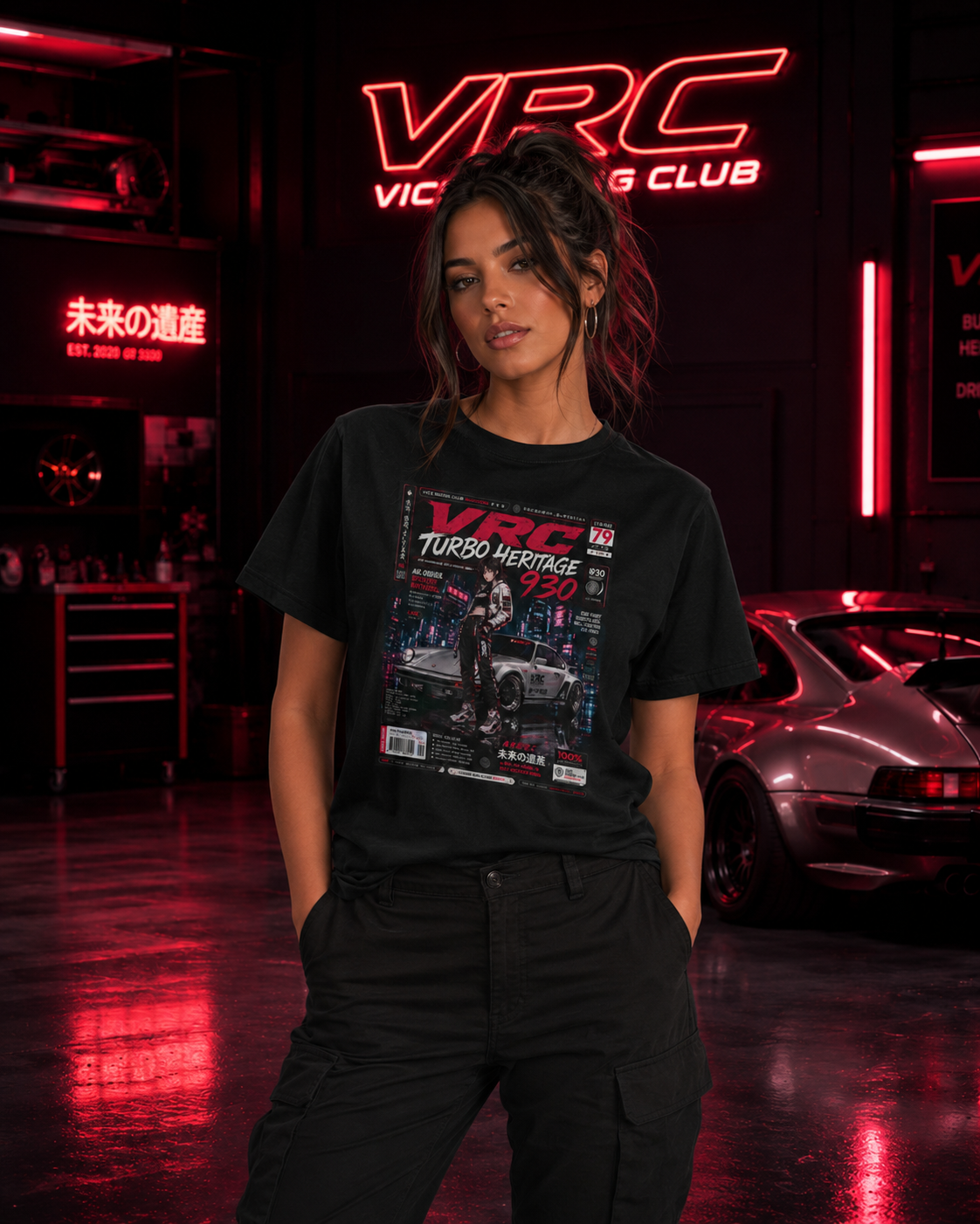 VRC Turbo Heritage 930 Racing Graphic Tee – Porsche-Inspired Streetwear Shirt
