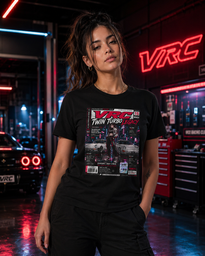 VRC Twin Turbo Legacy Racing Graphic Tee – Neon Street Legends Shirt