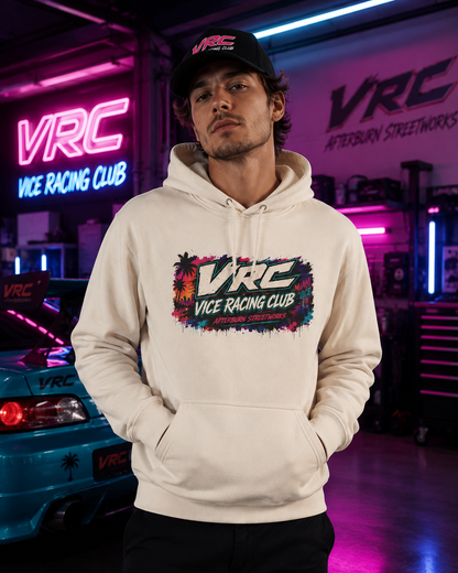 VRC Boost Culture Hoodie – Neon Turbo Street Racing Graphic Hoodie