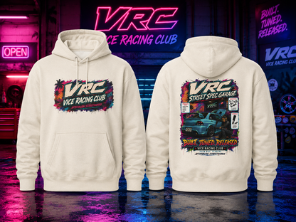 VRC Boost Culture Hoodie – Neon Turbo Street Racing Graphic Hoodie