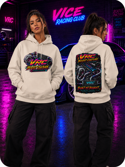 VRC Boost Culture Hoodie – Built Not Bought Turbo Racing Hoodie