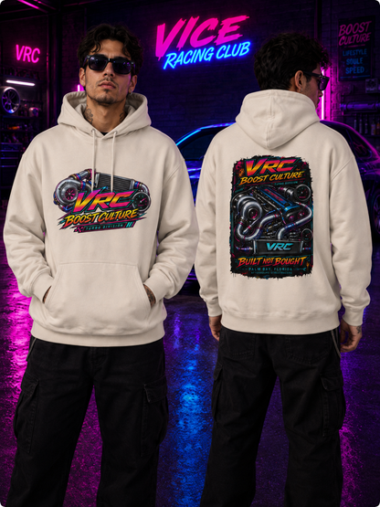 VRC Boost Culture Hoodie – Built Not Bought Turbo Racing Hoodie