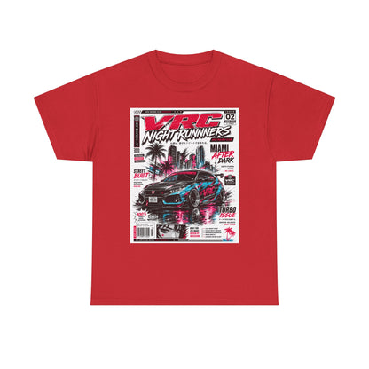 VRC Night Runners Miami After Dark Graphic Tee – Street Built Racing Shirt