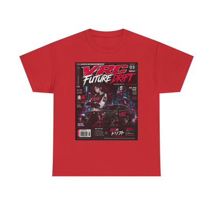 Future Drift Tee — Vaporwave Racing Graphic T-Shirt with "VRC Future Drift" Design