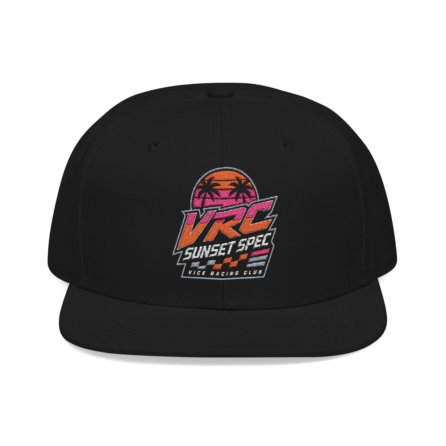 VRC Sunset Spec Snapback Hat – Vice Racing Club Embroidered Street Racing Cap