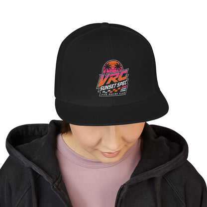 VRC Sunset Spec Snapback Hat – Vice Racing Club Embroidered Street Racing Cap