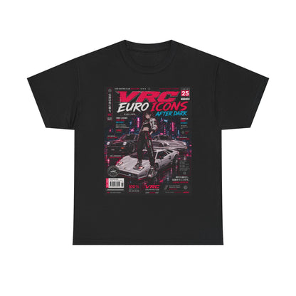 VRC Euro Icons After Dark Racing Graphic Tee – Neon Street Legends Shirt