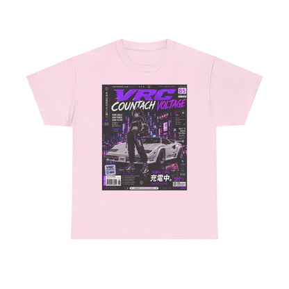 VRC Countach Voltage Racing Graphic Tee – Neon Street Legends Shirt