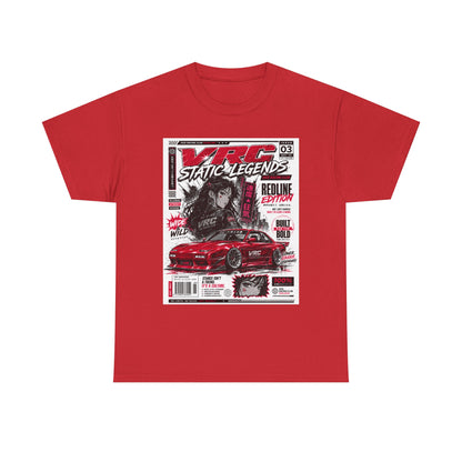 Car Culture Tee - "Static Legends" Redline Edition Graphic T-Shirt