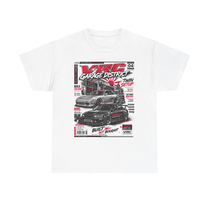 VRC Garage District Twin Setup Graphic Tee – Built Not Bought Shirt