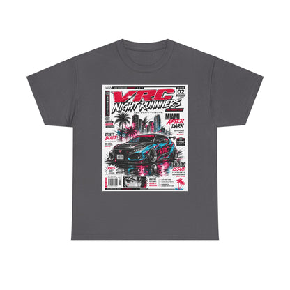 VRC Night Runners Miami After Dark Graphic Tee – Street Built Racing Shirt