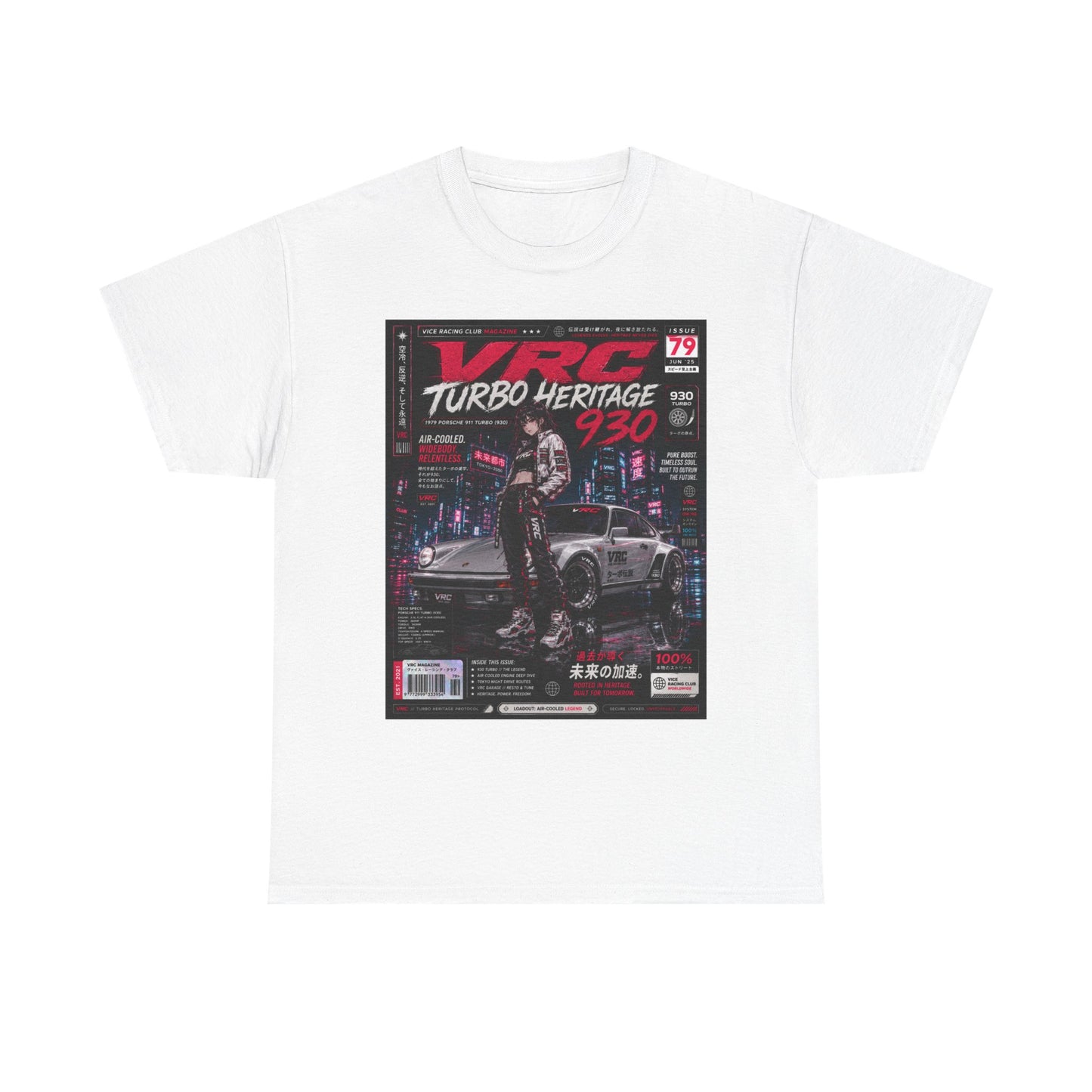 VRC Turbo Heritage 930 Racing Graphic Tee – Porsche-Inspired Streetwear Shirt