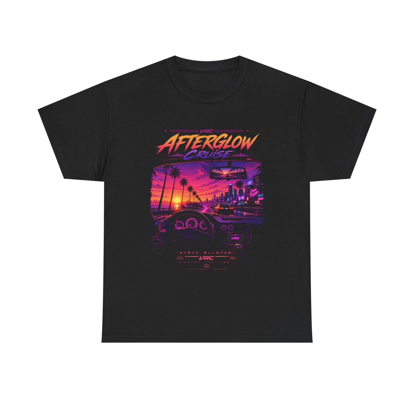 VRC Afterglow Cruise Neon Racing Graphic Tee