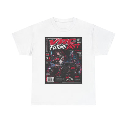 Future Drift Tee — Vaporwave Racing Graphic T-Shirt with "VRC Future Drift" Design