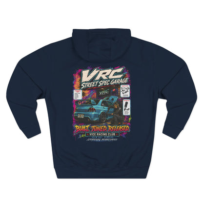 VRC Boost Culture Hoodie – Neon Turbo Street Racing Graphic Hoodie