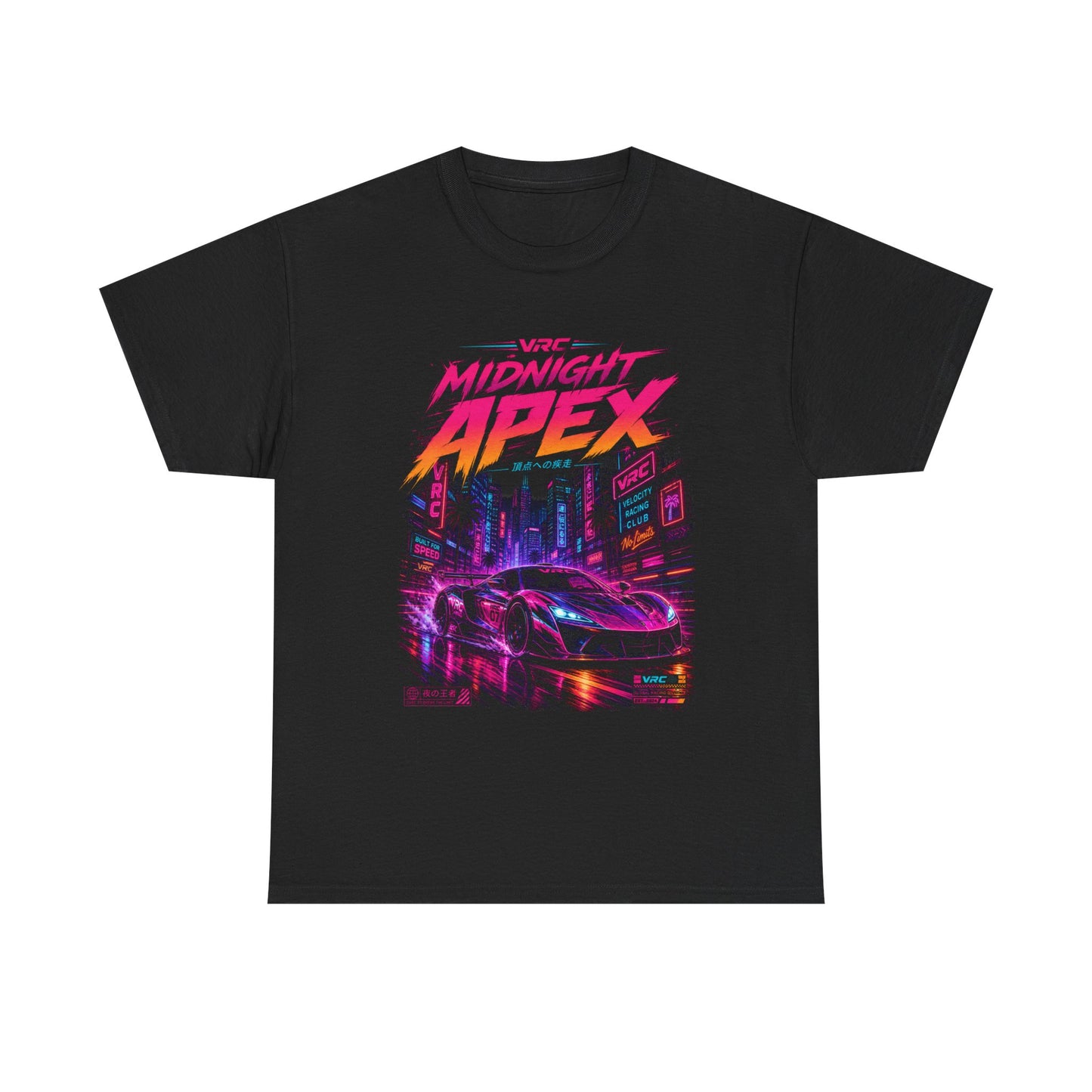 Midnight Apex Neon Racing T-Shirt