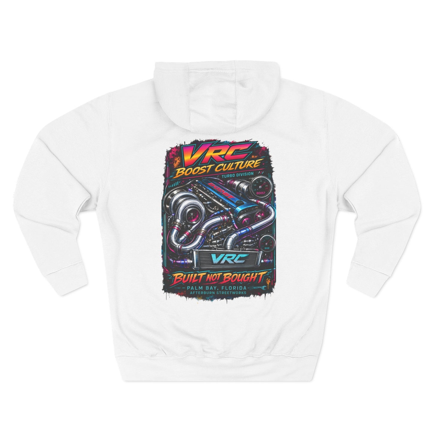 VRC Boost Culture Hoodie – Built Not Bought Turbo Racing Hoodie