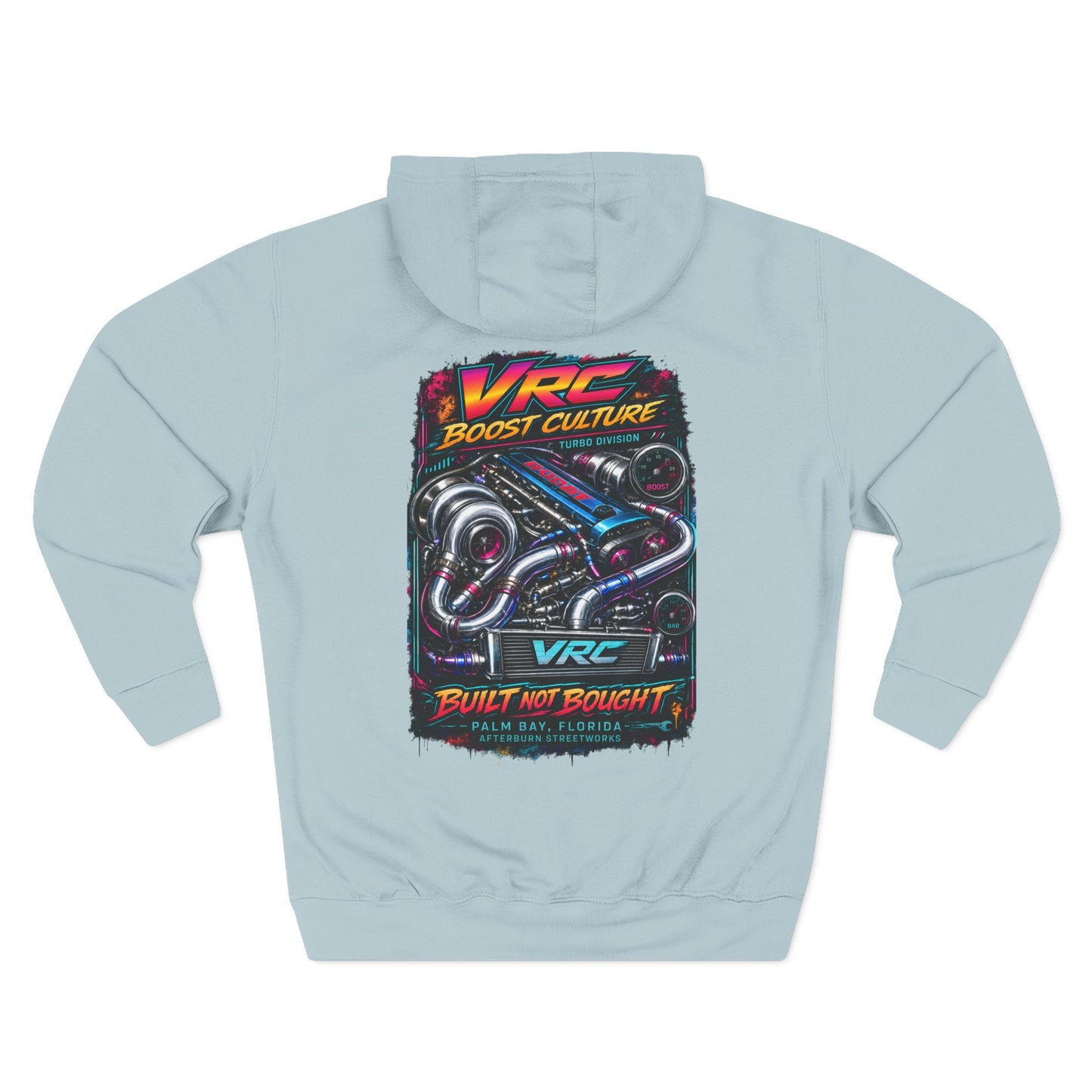 VRC Boost Culture Hoodie – Built Not Bought Turbo Racing Hoodie